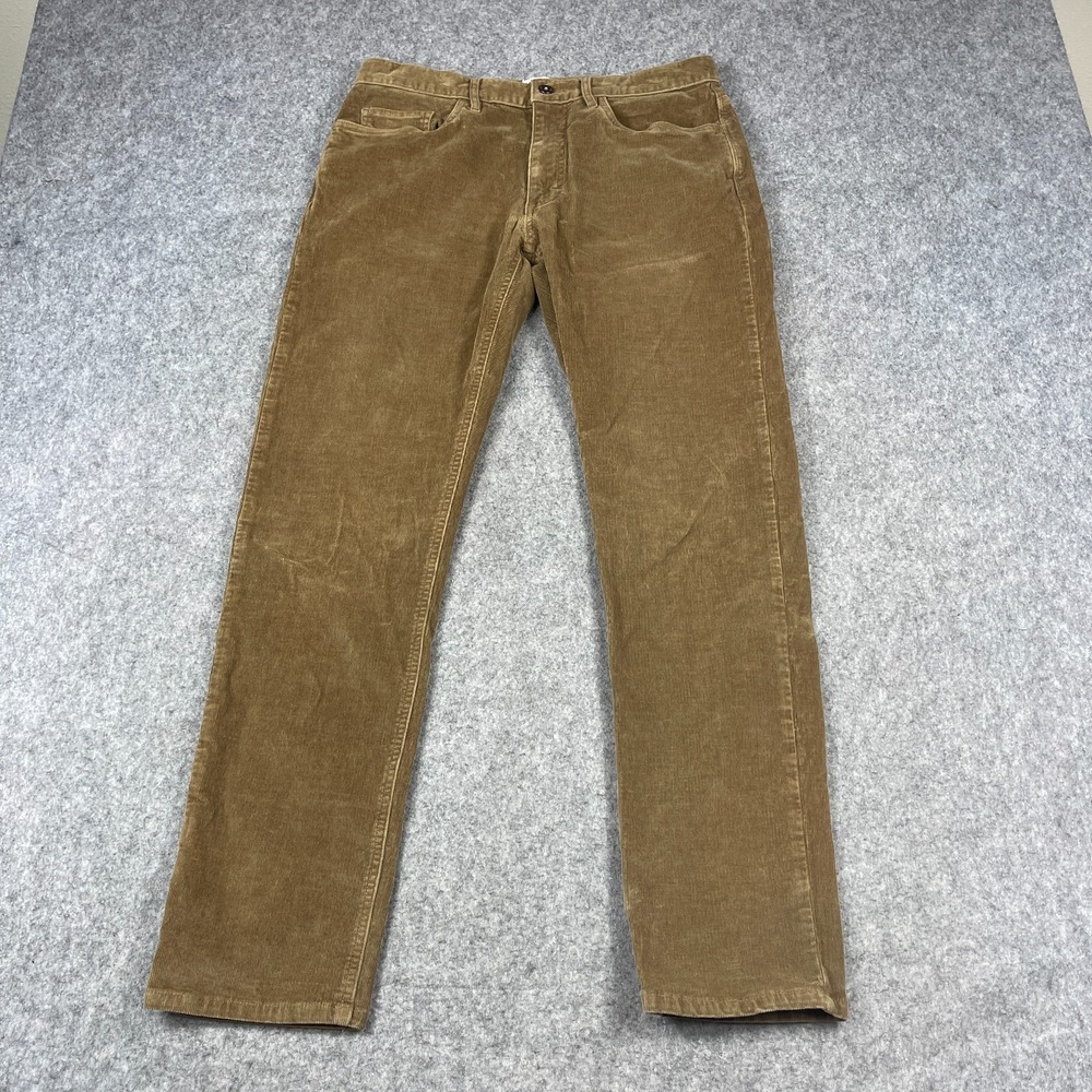 Flint‎ and Tinder Corduroy Pants Men's 32x30 Brown Slim Fit Classic Preppy
